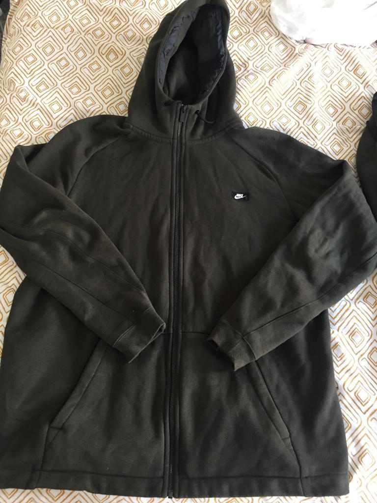 nike modern tracksuit green